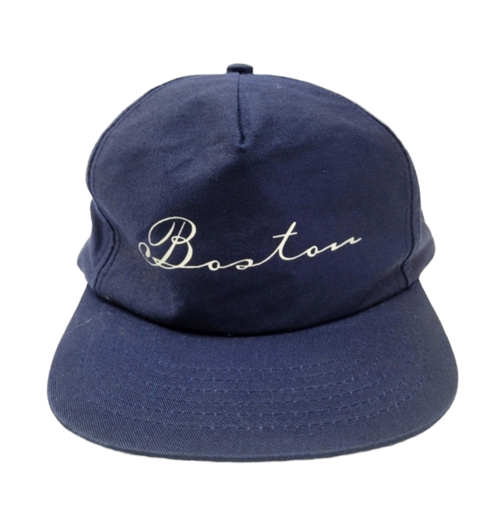 Sportcap Navy Blue Boston Script Basball Hat/Cap